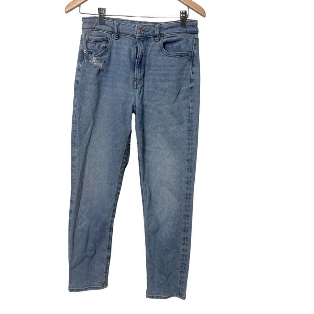 American Eagle Stretch Jeans High Rise Fitted Denim‎ Comfortable Trendy  6